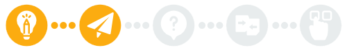 Send: Submit RFx information, add your item requirements, invite your own suppliers with a click!